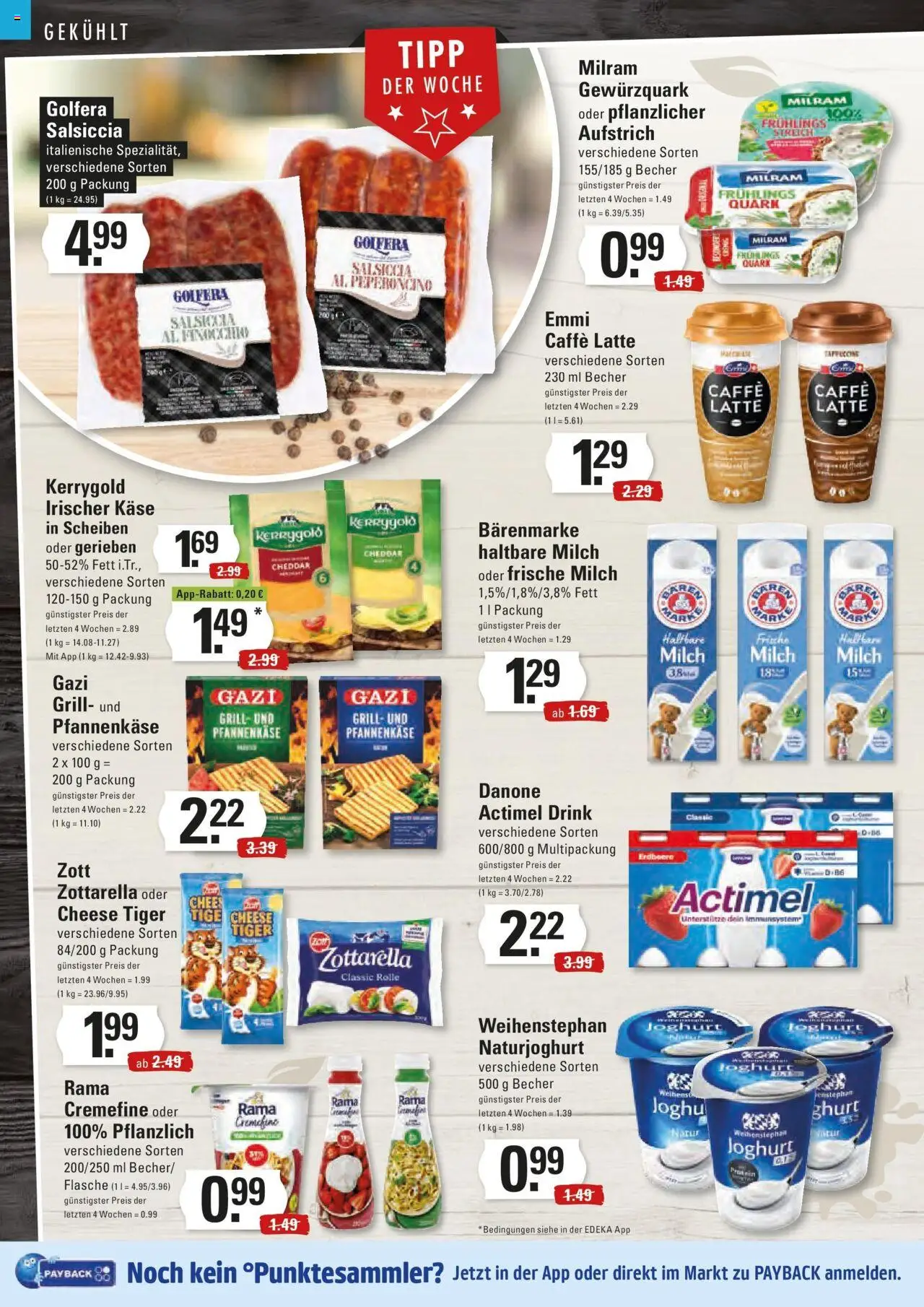 Edeka prospekt Stade	 - gültig ab dem 06.07.2025 | Seite: 6 | Produkte: Actimel, Joghurt, Haltbare milch, Milram