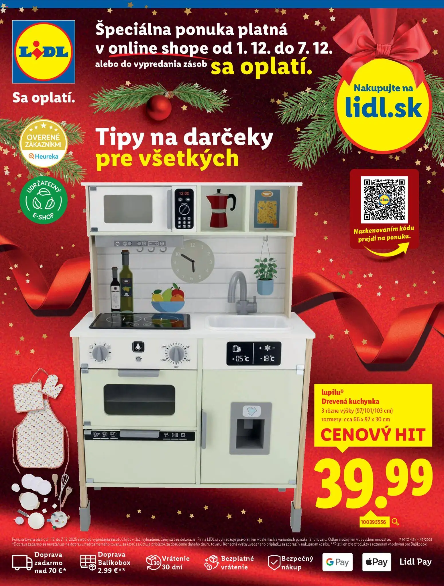 Nové Lidl akcie – leták je platný od 01.12.2025 | Strana: 1