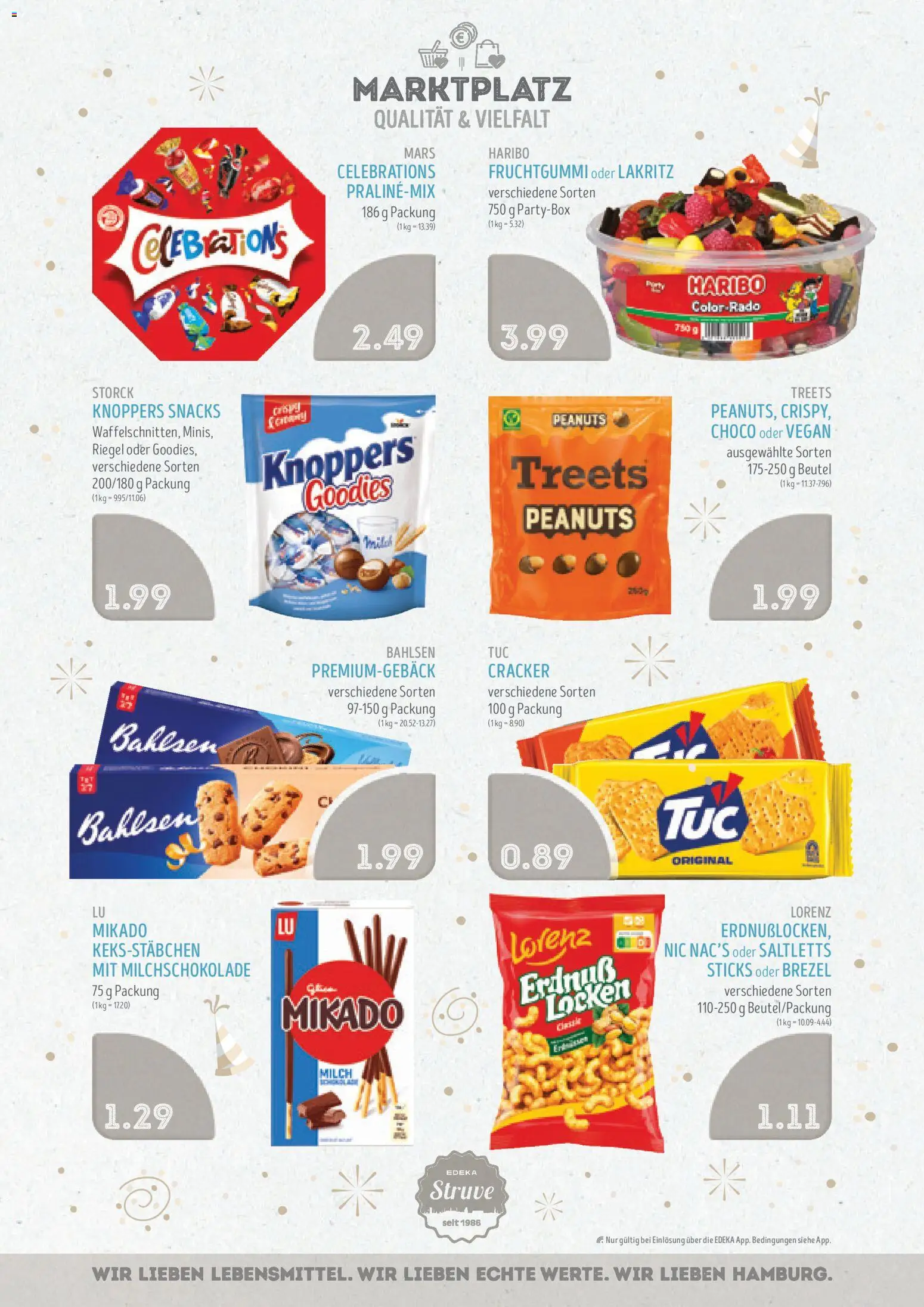Edeka Struve Prospekt 	 – gültig ab 29.12.2025 | Seite: 11 | Produkte: Haribo, Milch, Celebrations, Knoppers