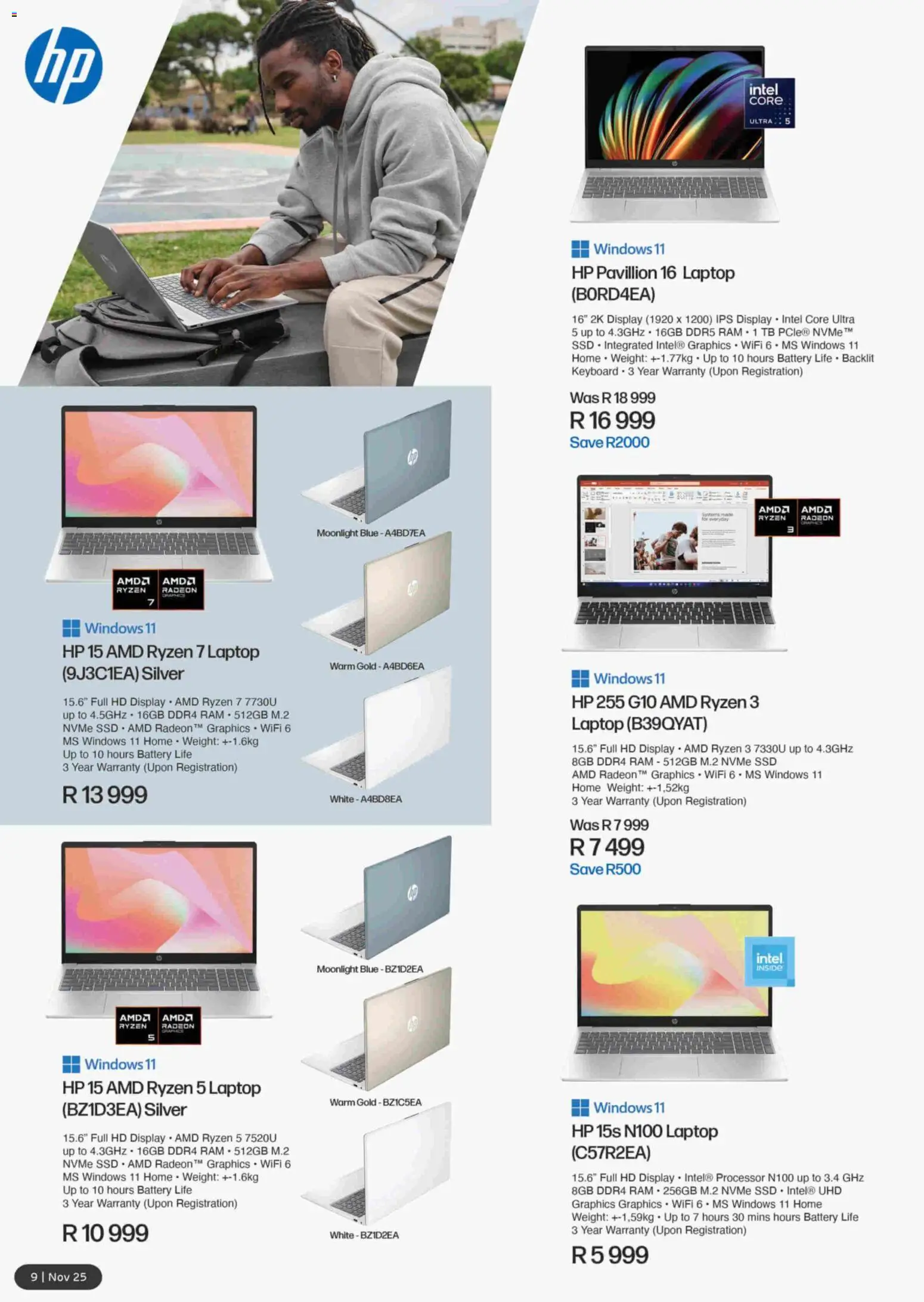 New Computer Mania catalogue – valid from 01.11.2025 | Page: 15 | Products: Laptop, Battery