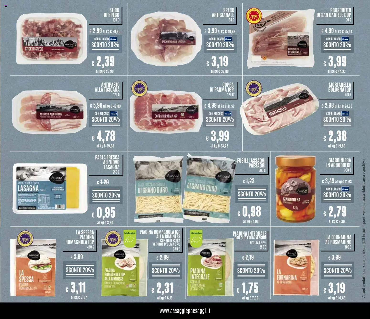 Volantino Il Gigante del 04.12.2025 | Pagina: 23 | Prodotti: Speck, Mortadella, Fusilli, Olio extra vergine