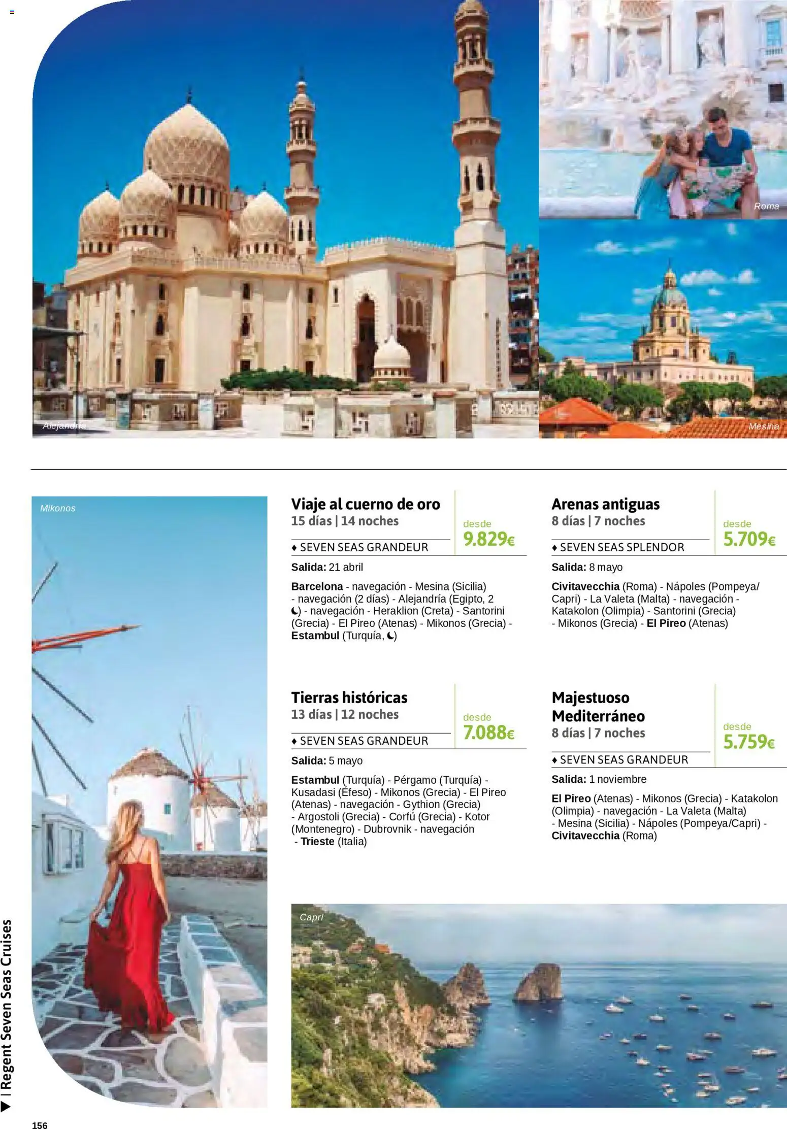 Viajes El Corte Inglés Cruceros marítimos │ válido desde el 01.01.2026 | Página: 157 | Productos: Navegación