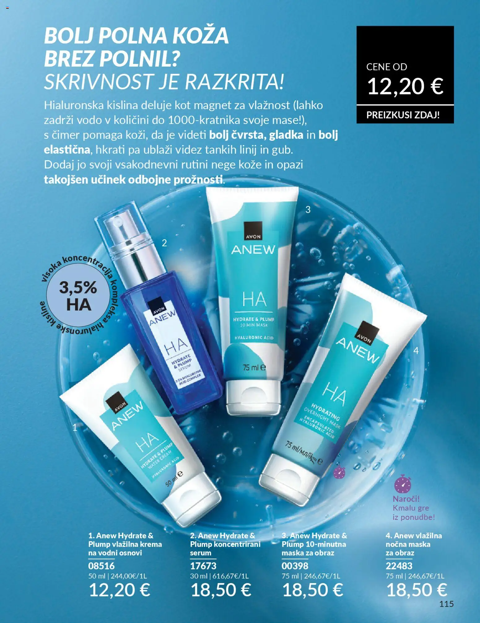 Novi Avon katalog ponudbe – veljaven od 29.12.2025 | Stran: 115 | Izdelki: Maska za obraz, Krema, Maska