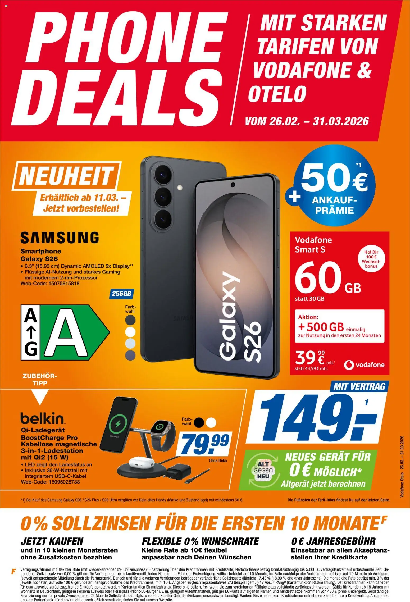 Expert Phone Deals – gültig ab 26.02.2026 | Seite: 1 | Produkte: Samsung, Smartphone