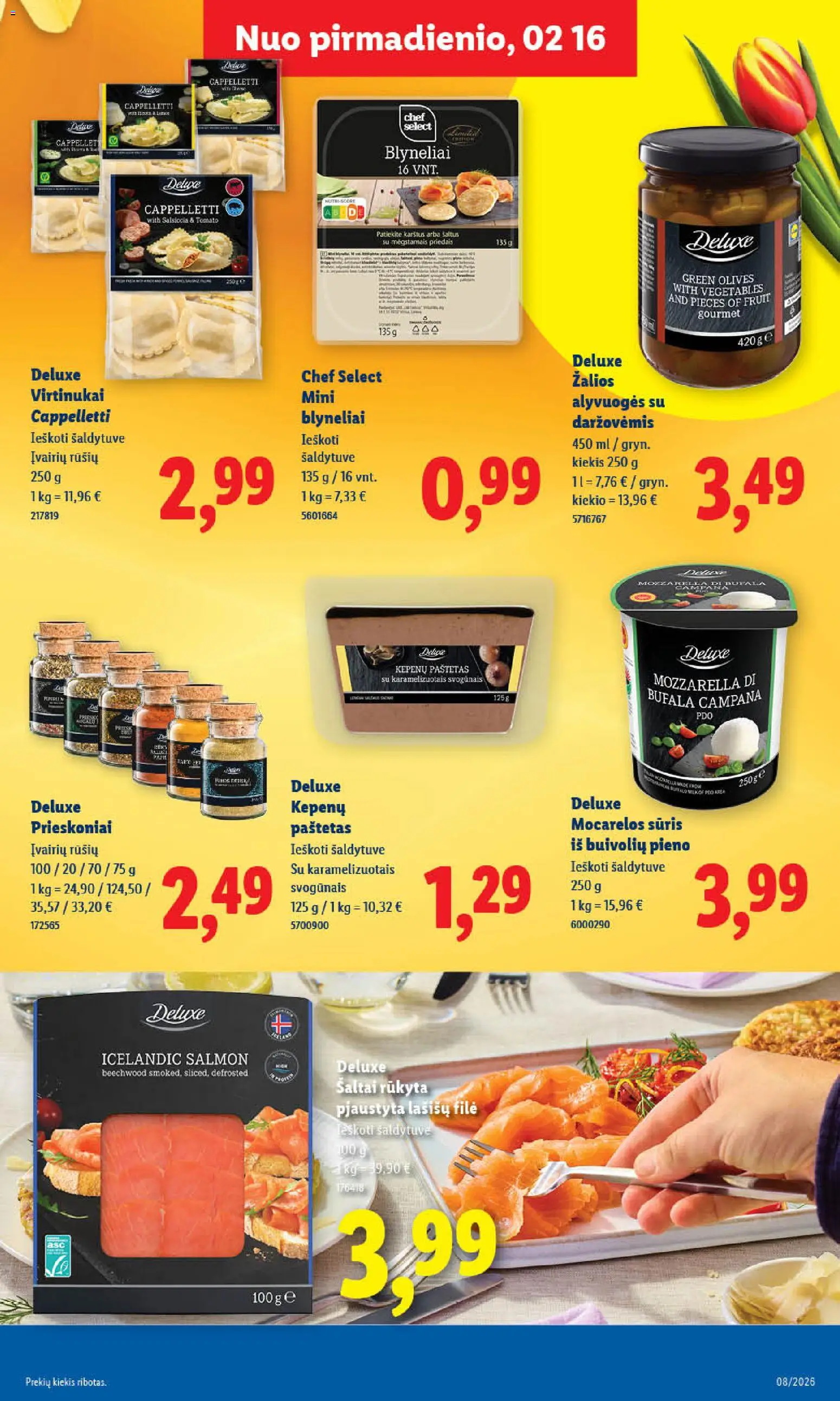 LIDL akcijos nuo 16.02.2026 | Puslapis: 11 | Prekių: Sūris, Prieskoniai
