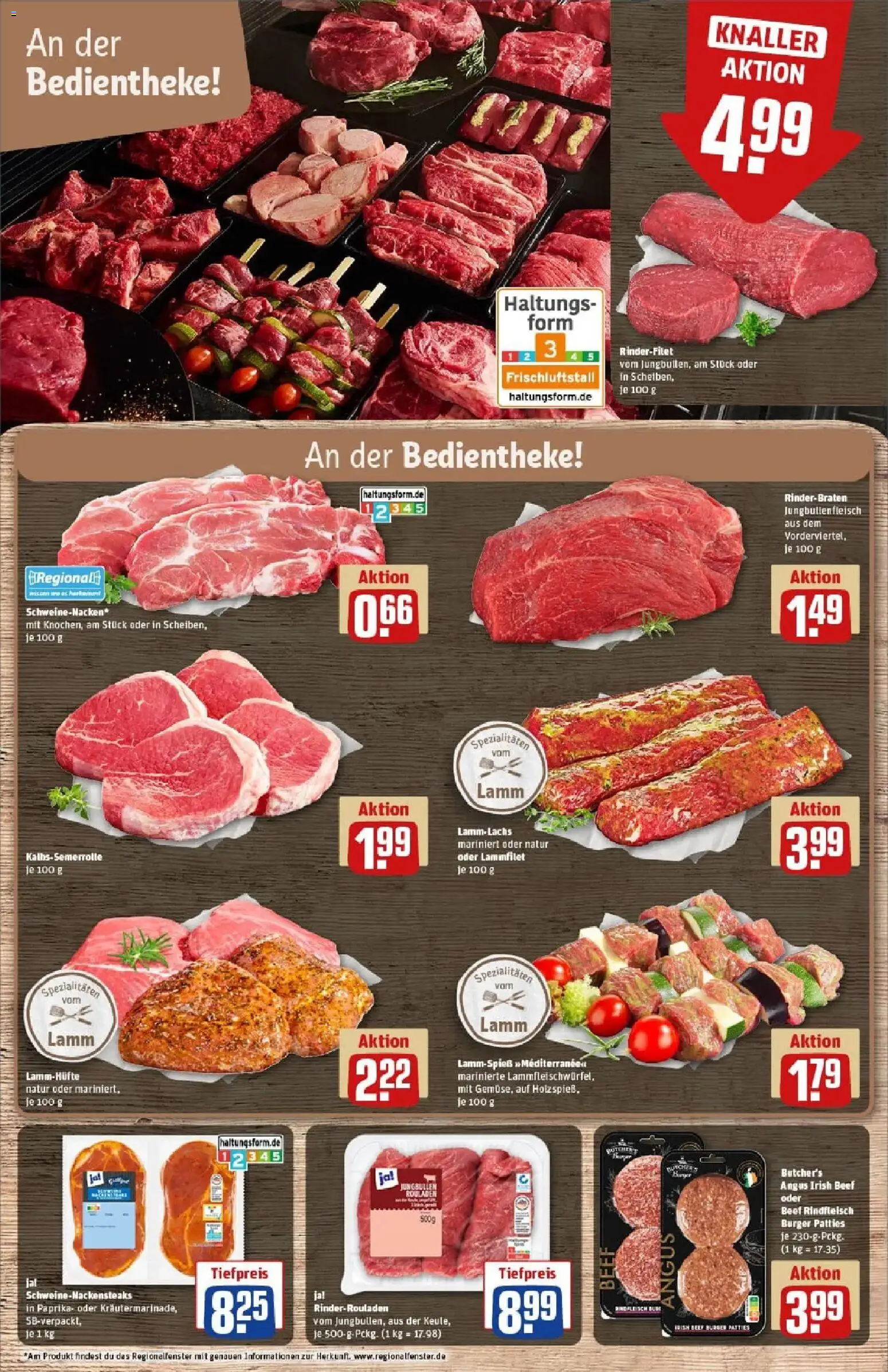 Rewe prospekt Bad Zwischenahn	 – gültig ab 22.12.2025 | Seite: 11 | Produkte: Rinderrouladen, Rinderfilet, Burger, Lachs