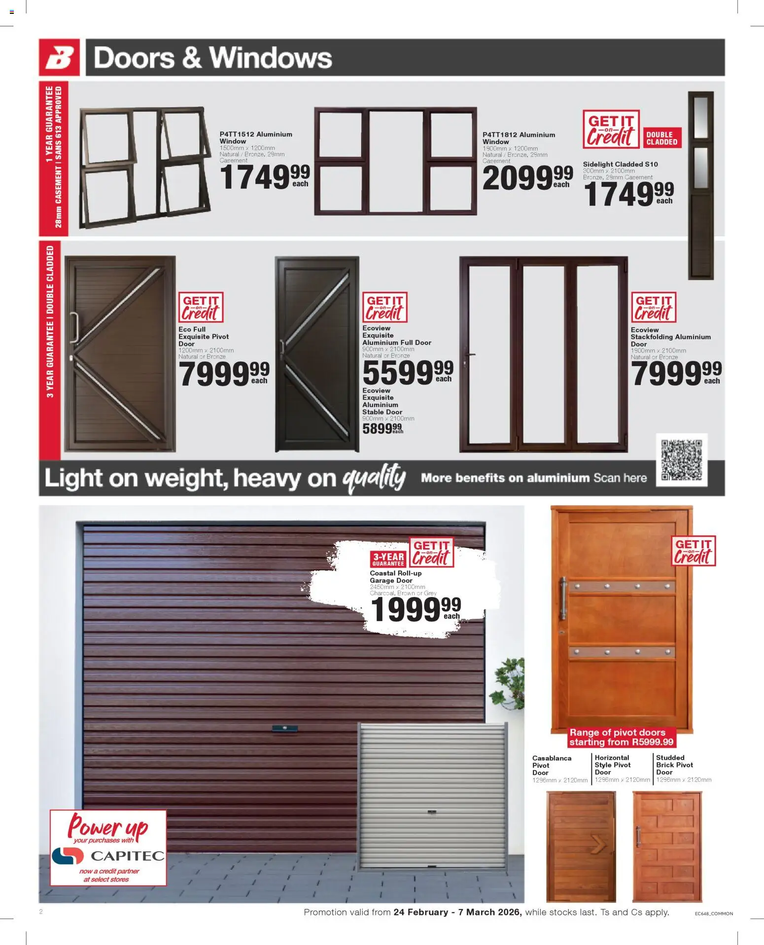 New Build It catalogue – valid from 24.02.2026 | Page: 2 | Products: Stable door, Light
