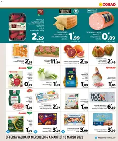 Anteprima del volantino PROSCIUTTO CRUDO CONAD, all'etto valido a partire dal 04.03.2026 | Pagina: 2