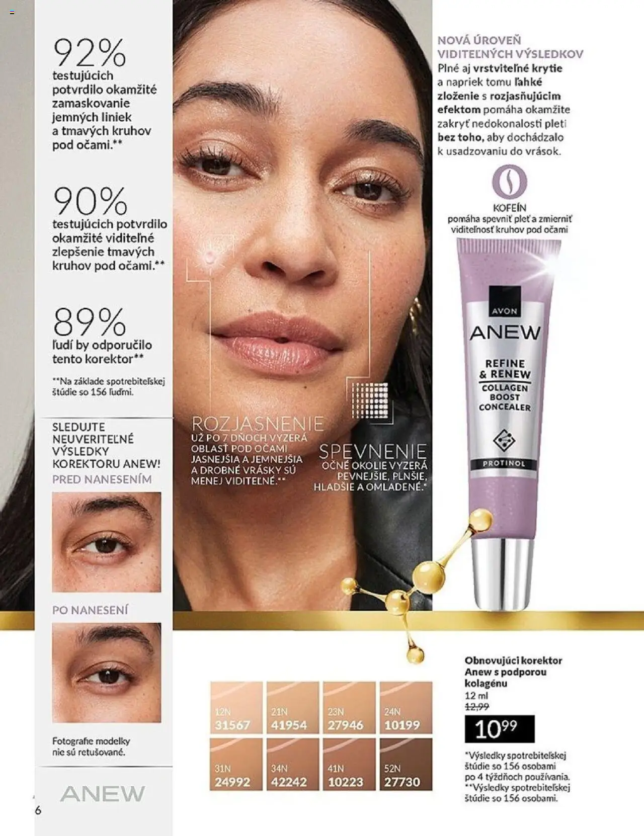 Nové Avon akcie – leták je platný od 01.10.2025 | Strana: 6 | Produkty: Korektor