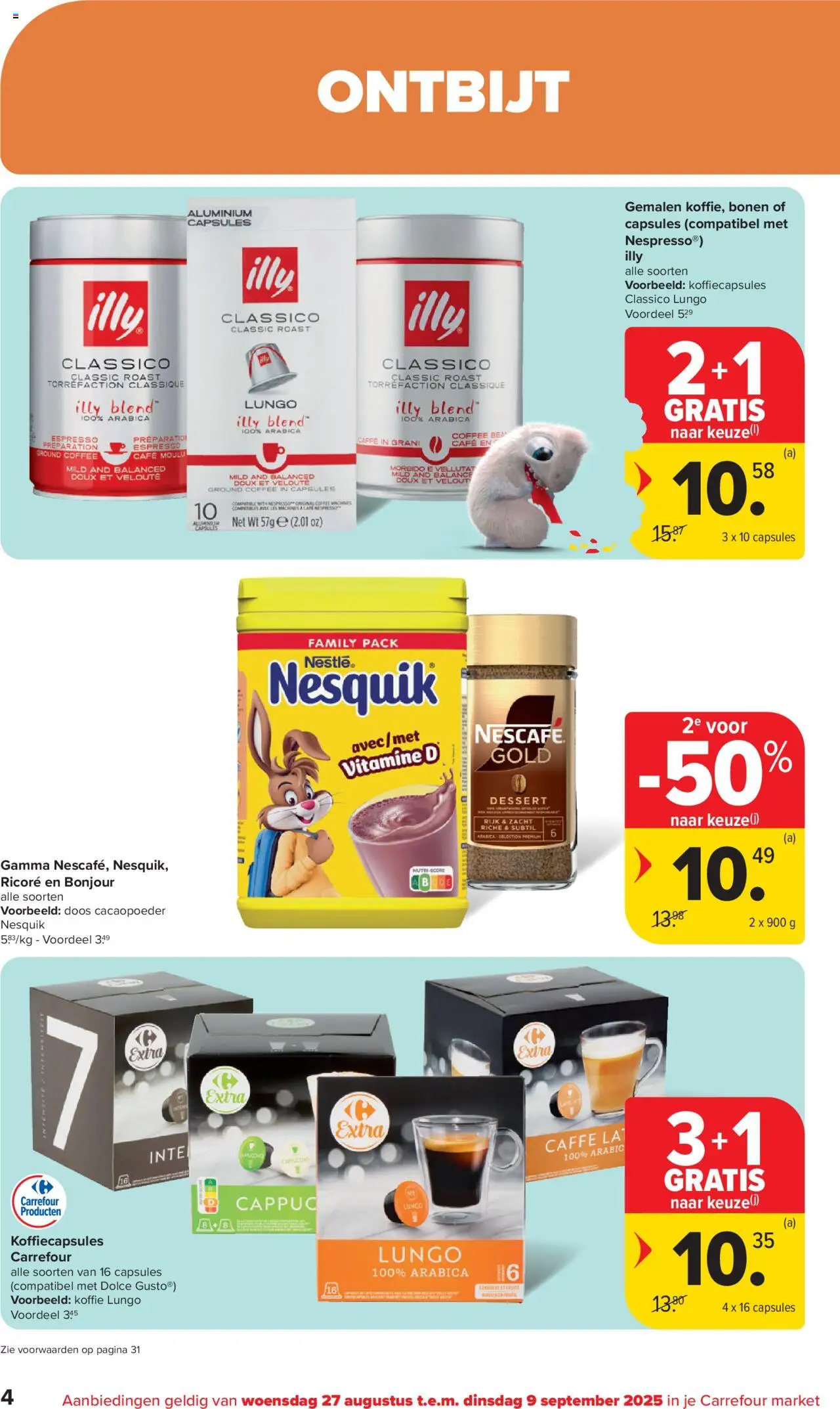  | Pagina: 4 | Producten: Rooibos tea, Nescafe, Cappuccino, Koffiecapsules