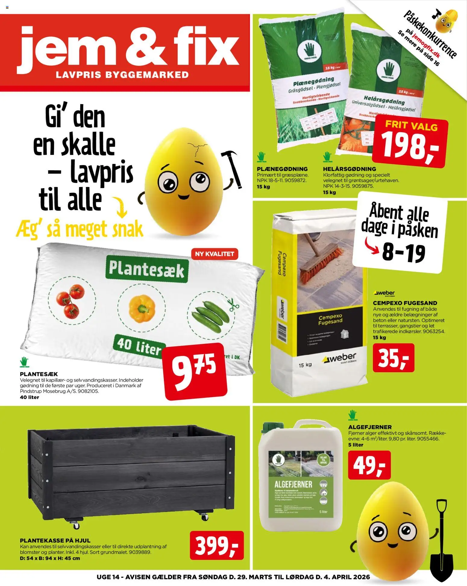 Jem & fix tilbudsavis – gyldig fra 29.03.2026 | Side: 1