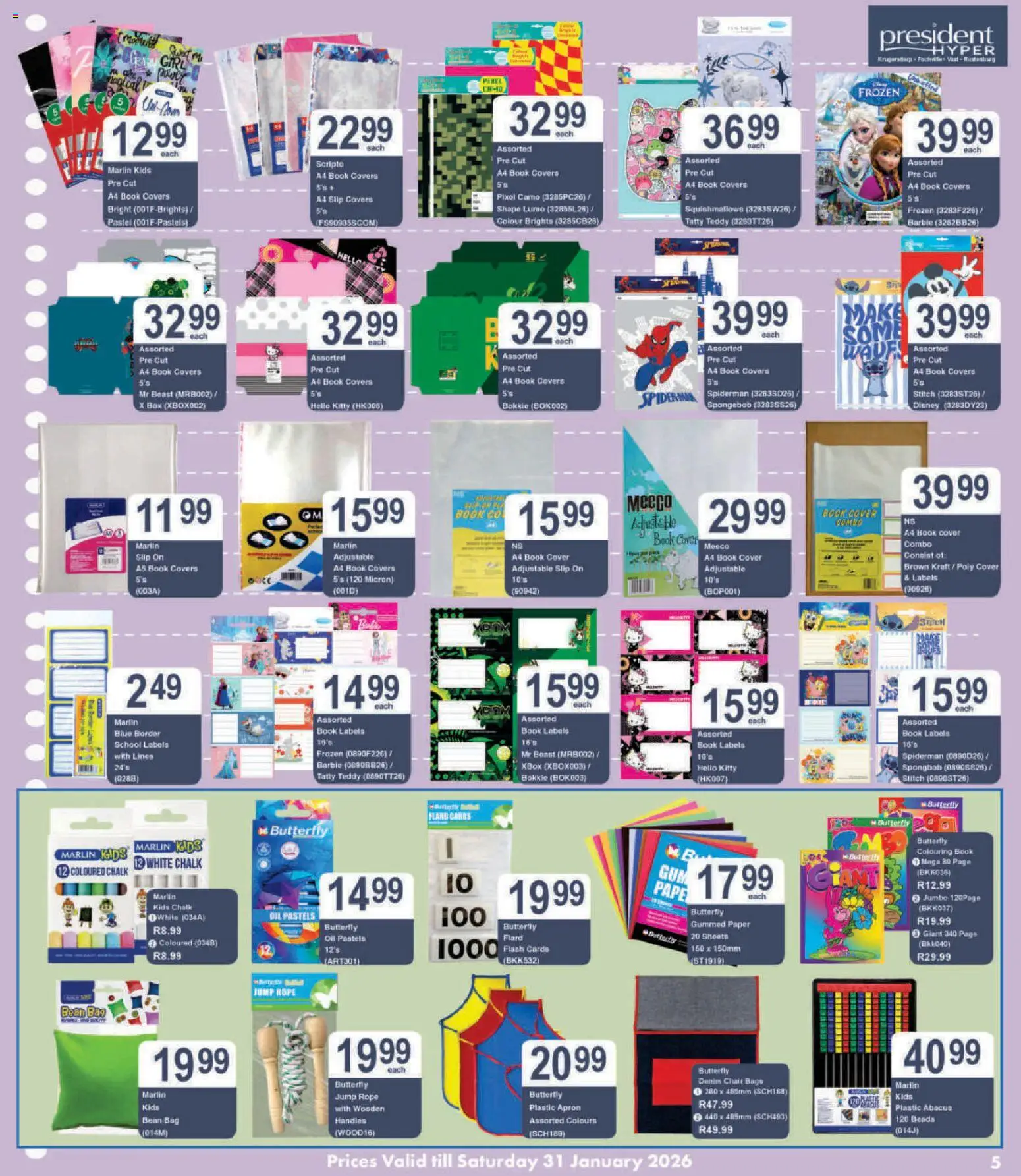 New President Hyper catalogue – valid from 29.12.2025 | Page: 5 | Products: Cover, Teddy, Chair, Box