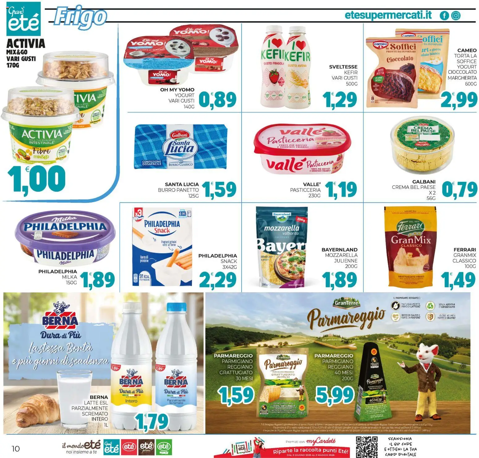 Volantino Eté del 21.11.2025 | Pagina: 10 | Prodotti: Crema, Cioccolato, Burro, Torta