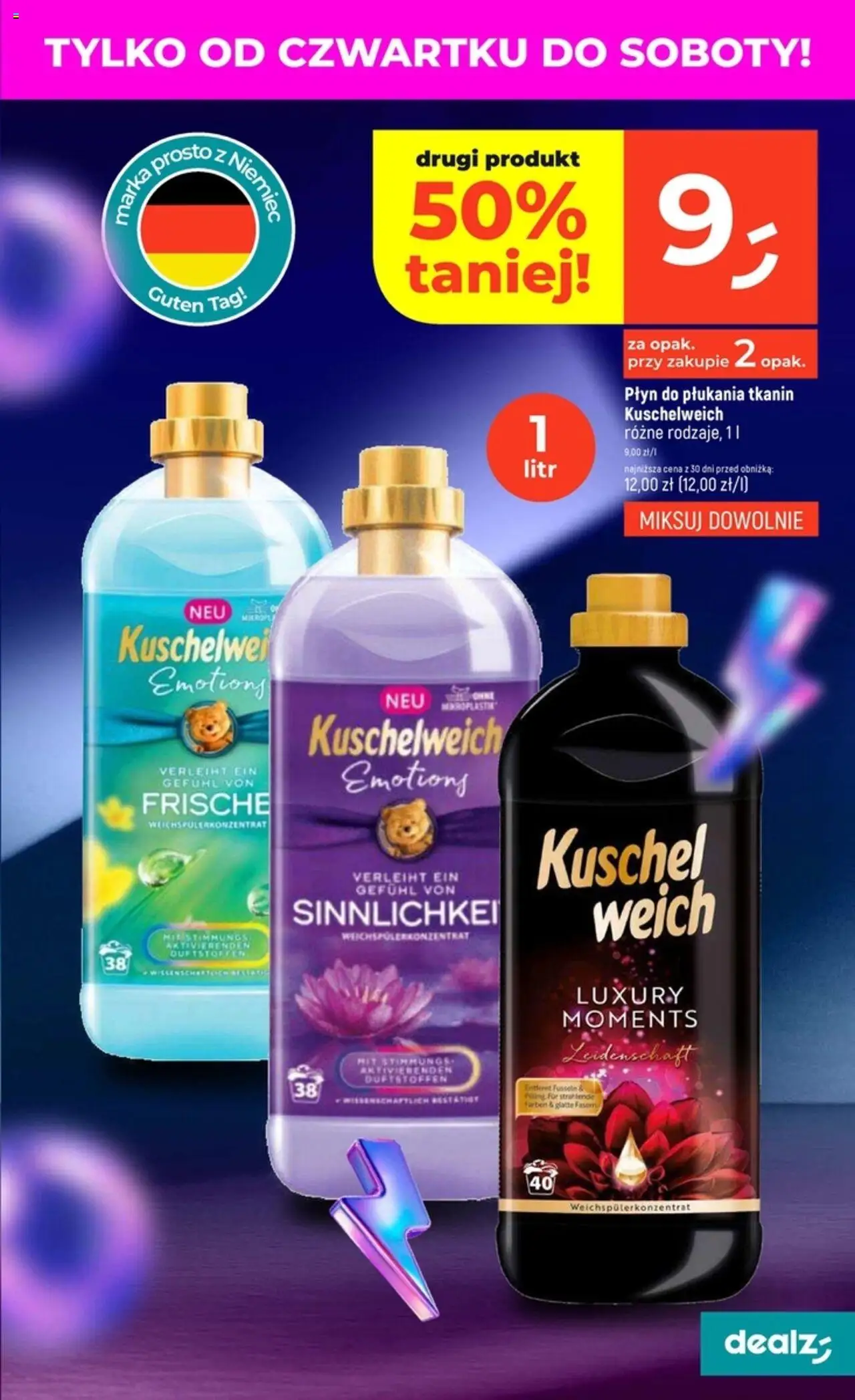 Dealz Gazetka od 07.08.2025 | Strona: 49 | Produkty: Płyn do płukania tkanin, Róż