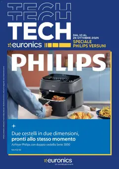 Anteprima del volantino Euronics Philips II catalogo valido a partire dal 10.10.2025