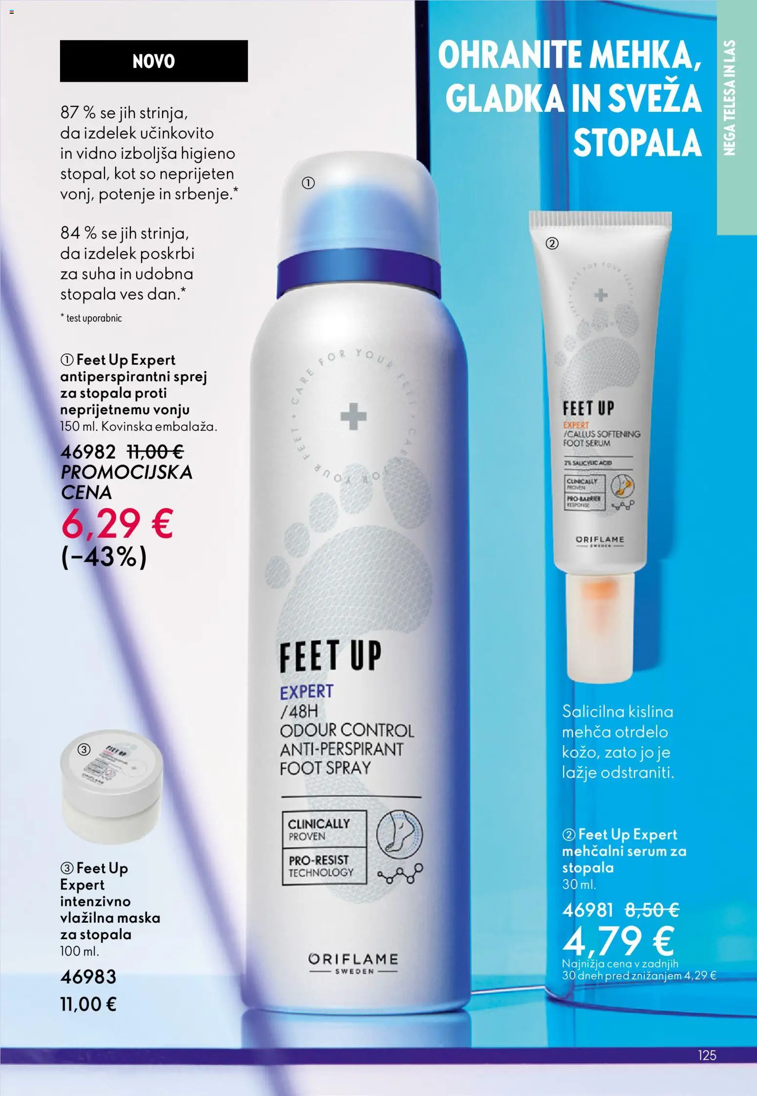 Novi Oriflame katalog ponudbe – veljaven od 29.10.2025 | Stran: 125 | Izdelki: Maska, Antiperspirant