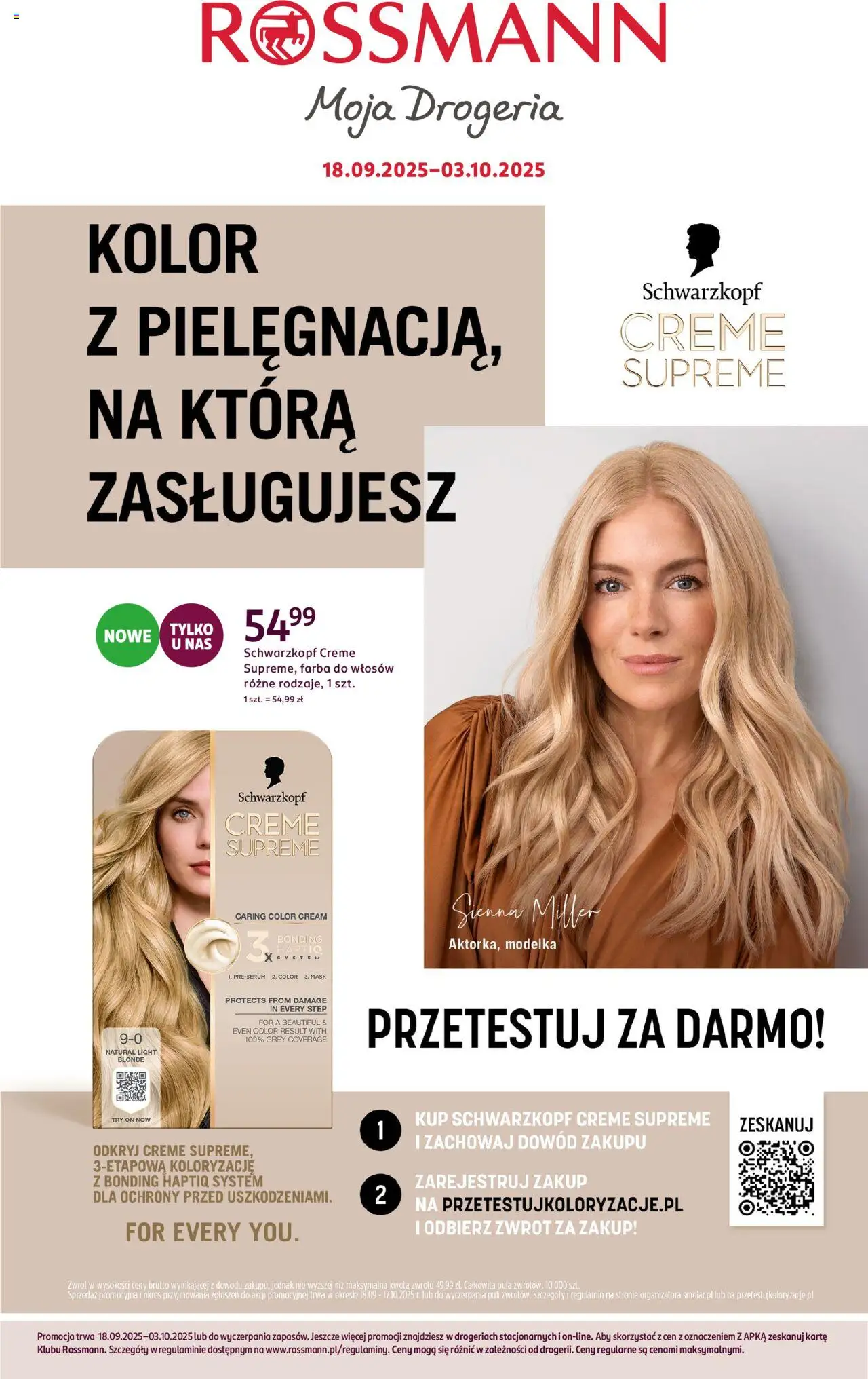 Rossmann Gazetka od 18.09.2025 | Strona: 16 | Produkty: Farba do włosów, Drogeria