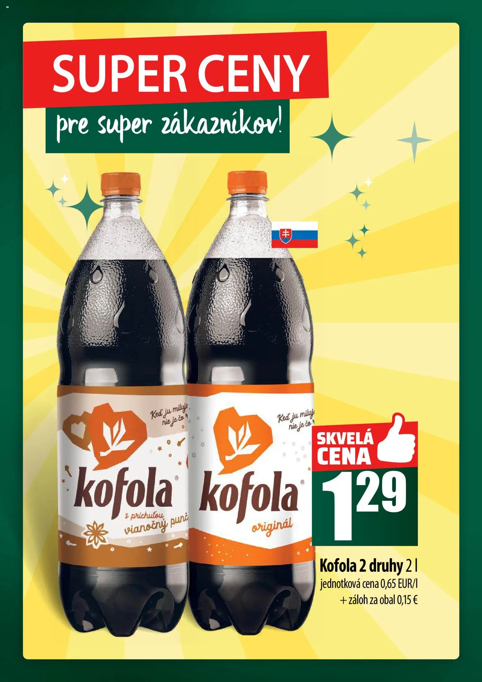Nové COOP Jednota akcie – leták je platný od 27.11.2025 | Strana: 50 | Produkty: Kofola
