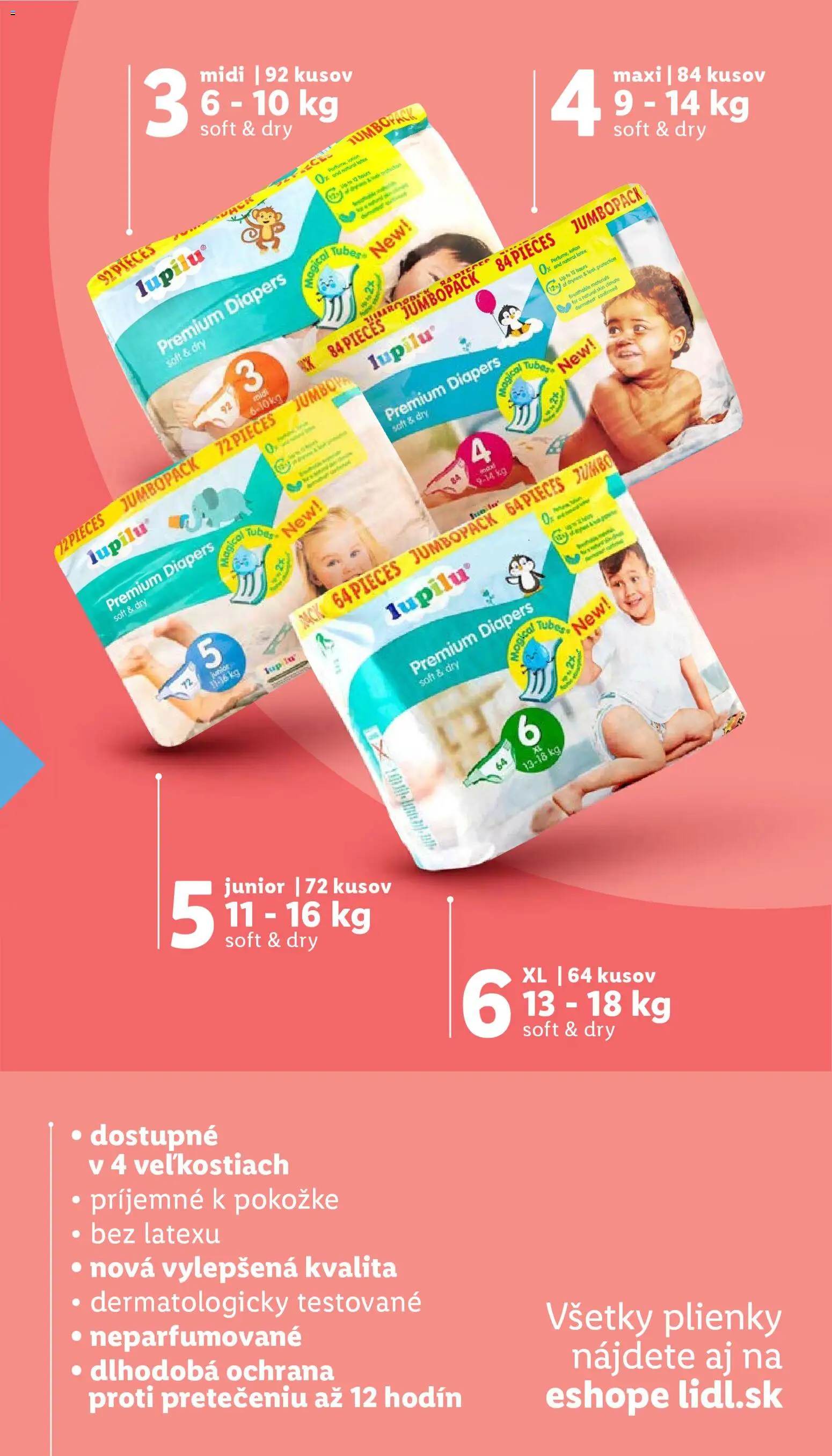 Nové Lidl akcie – leták je platný od 02.03.2026 | Strana: 11 | Produkty: Plienky