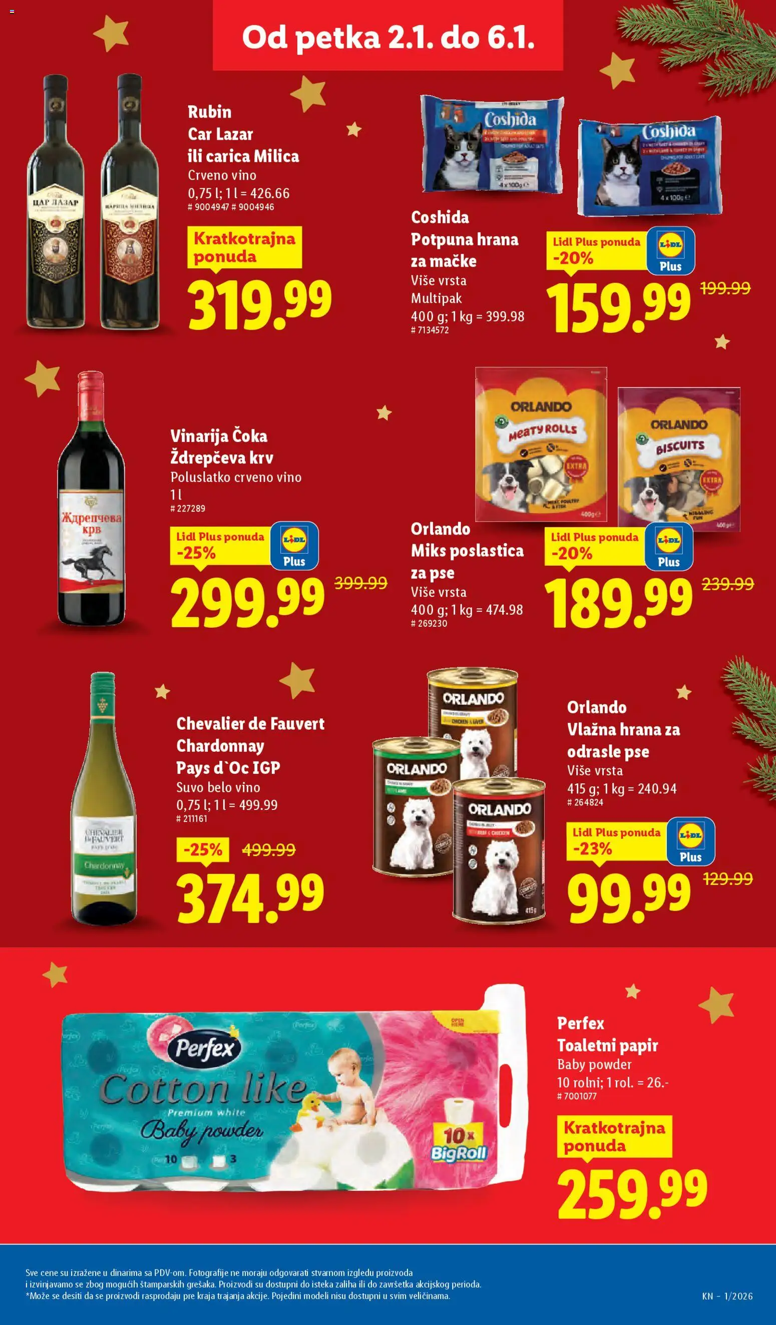 Lidl katalog - važi od 02.01.2026 | Strana: 31 | Proizvode: Chardonnay, Crveno vino, Belo vino, Vino
