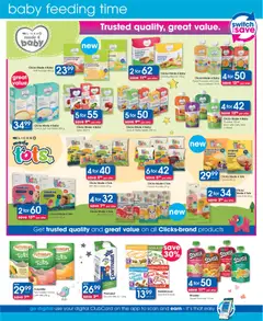 Clicks specials catalogue – valid from 25.02.2026 | Page: 34 | Products: Juice, Noodles, Snacks, Cookies