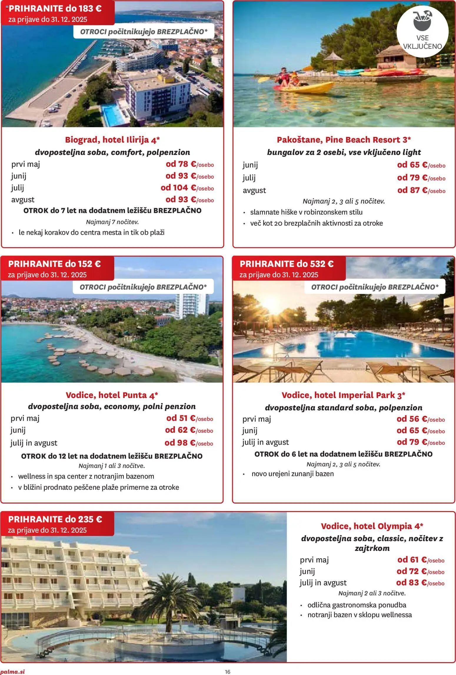 Novi Palma katalog ponudbe – veljaven od 06.11.2025 | Stran: 16 | Izdelki: Bazen