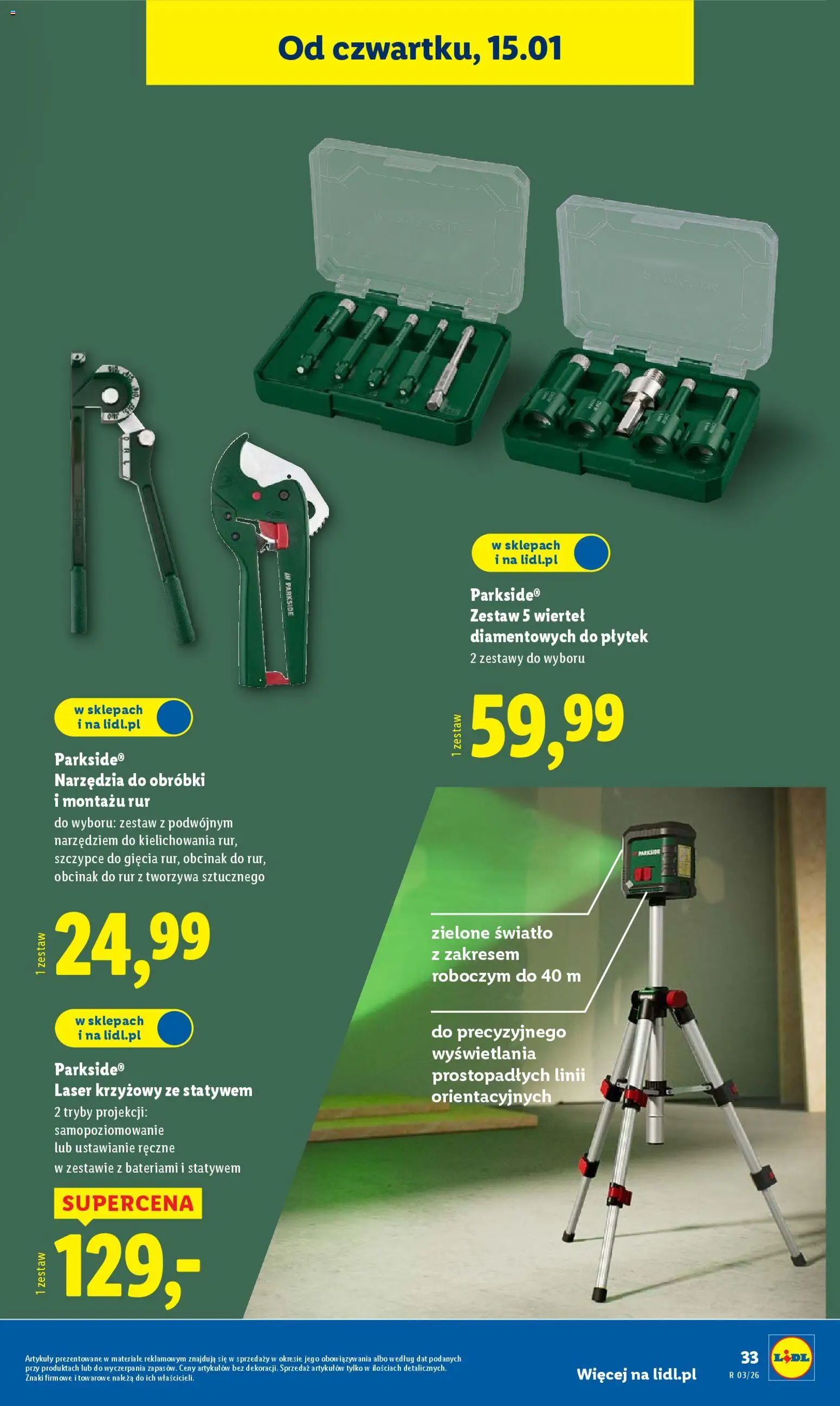 Lidl Katalog od 12.01.2026 | Strona: 35 | Produkty: Laser krzyżowy