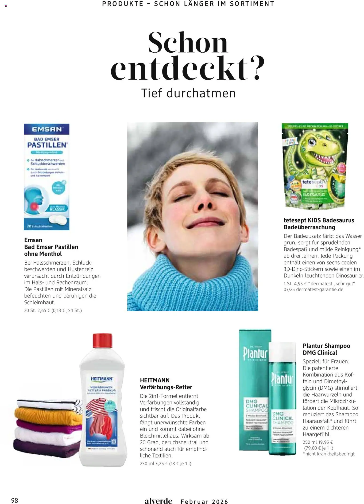 dm drogerie Prospekt 	 – gültig ab 01.02.2026 | Seite: 98 | Produkte: Bad, Shampoo, Wasser
