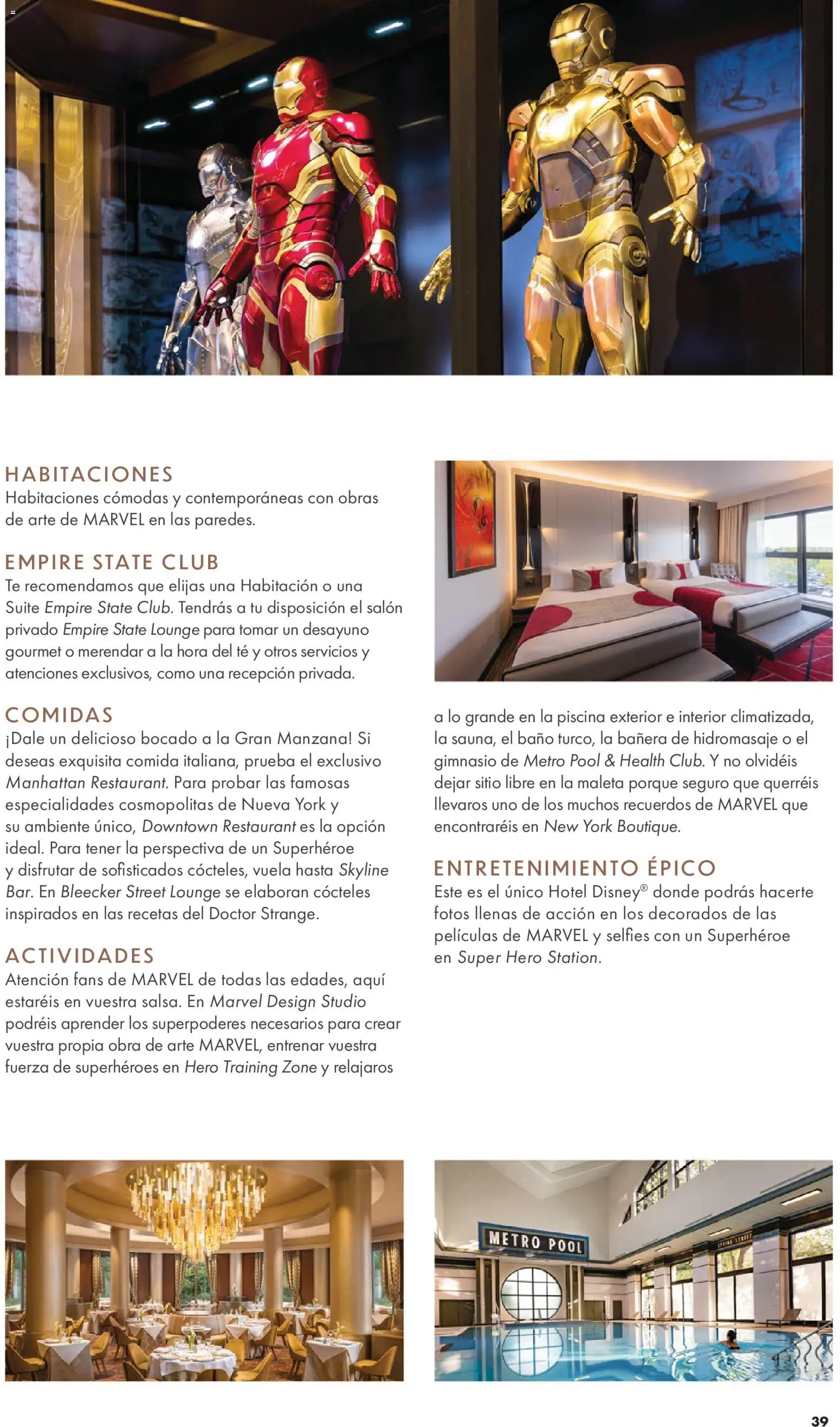 Viajes El Corte Inglés Folleto Disneyland Paris │ válido desde el 31.03.2026 | Página: 41 | Productos: Maleta, Manzana, Té, Baño