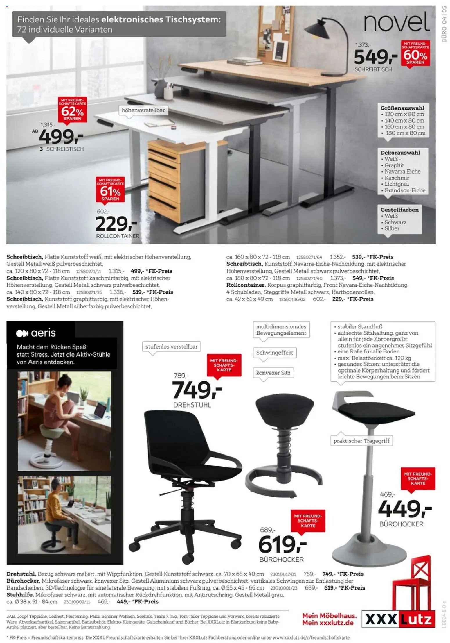 XXXLutz Büro Spezial – gültig ab 29.03.2026 | Seite: 5 | Produkte: Rollcontainer