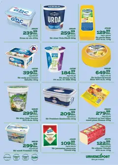 Univerexport katalog - pregled Univerexport kataloga - važi od 08.12.2025 | Strana: 9 | Proizvode: Edamer, Moja kravica, Parmezan, Vino