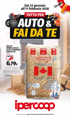 Anteprima del volantino Ipercoop Auto & Fai da te - Milano catalogo valido a partire dal 22.01.2026