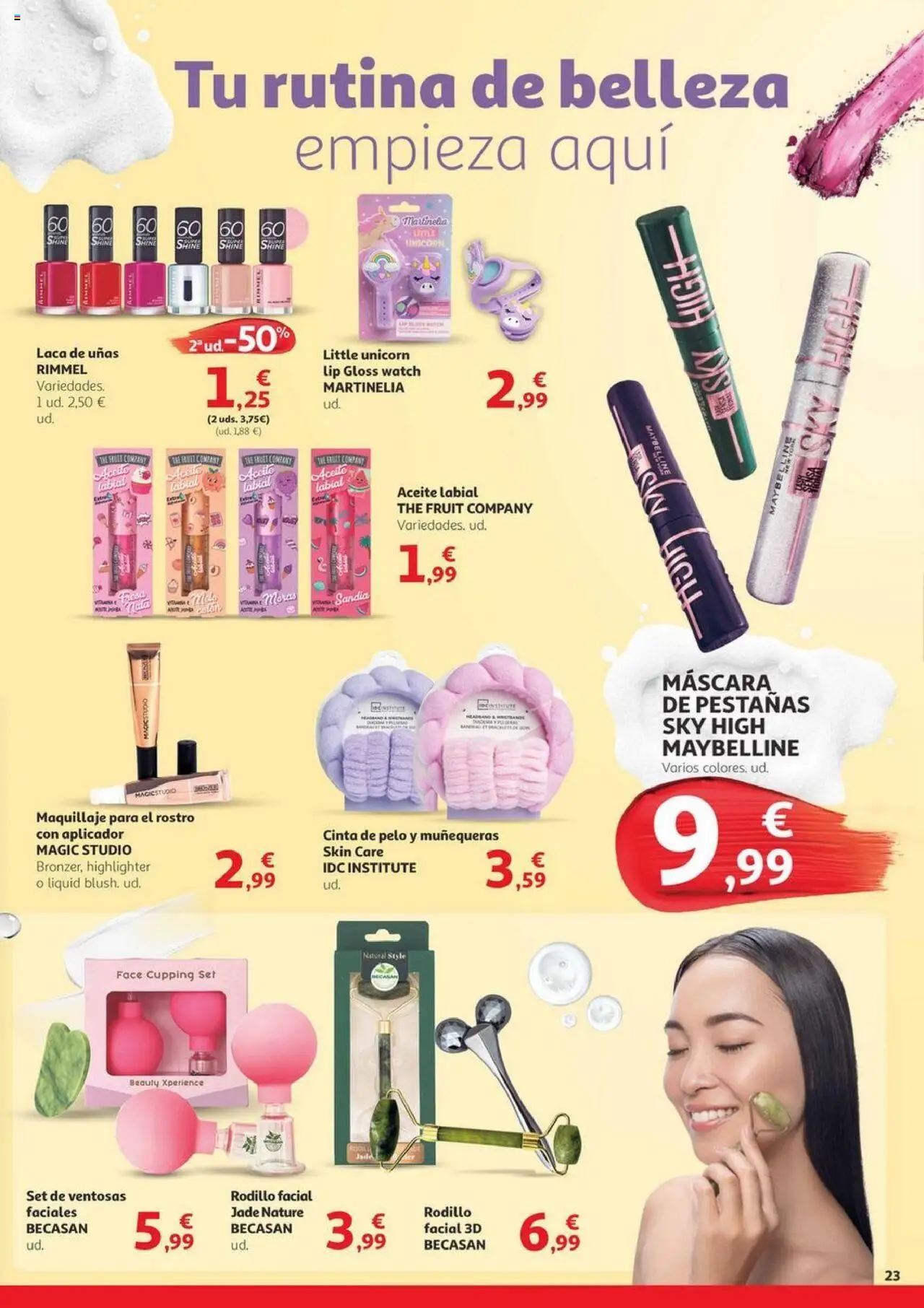 Alcampo - Aniversario │ válido desde el 03.06.2025 | Página: 23 | Productos: Maquillaje, Aceite, Sandía, Máscara de pestañas