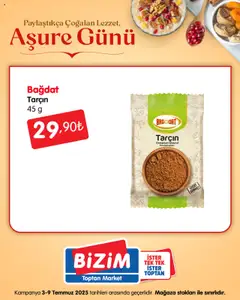 Bizim Toptan Aşure günü - 03.07.2025 tarihinden itibaren geçerlidir | Sayfa: 4 | Ürünler: Tarçın
