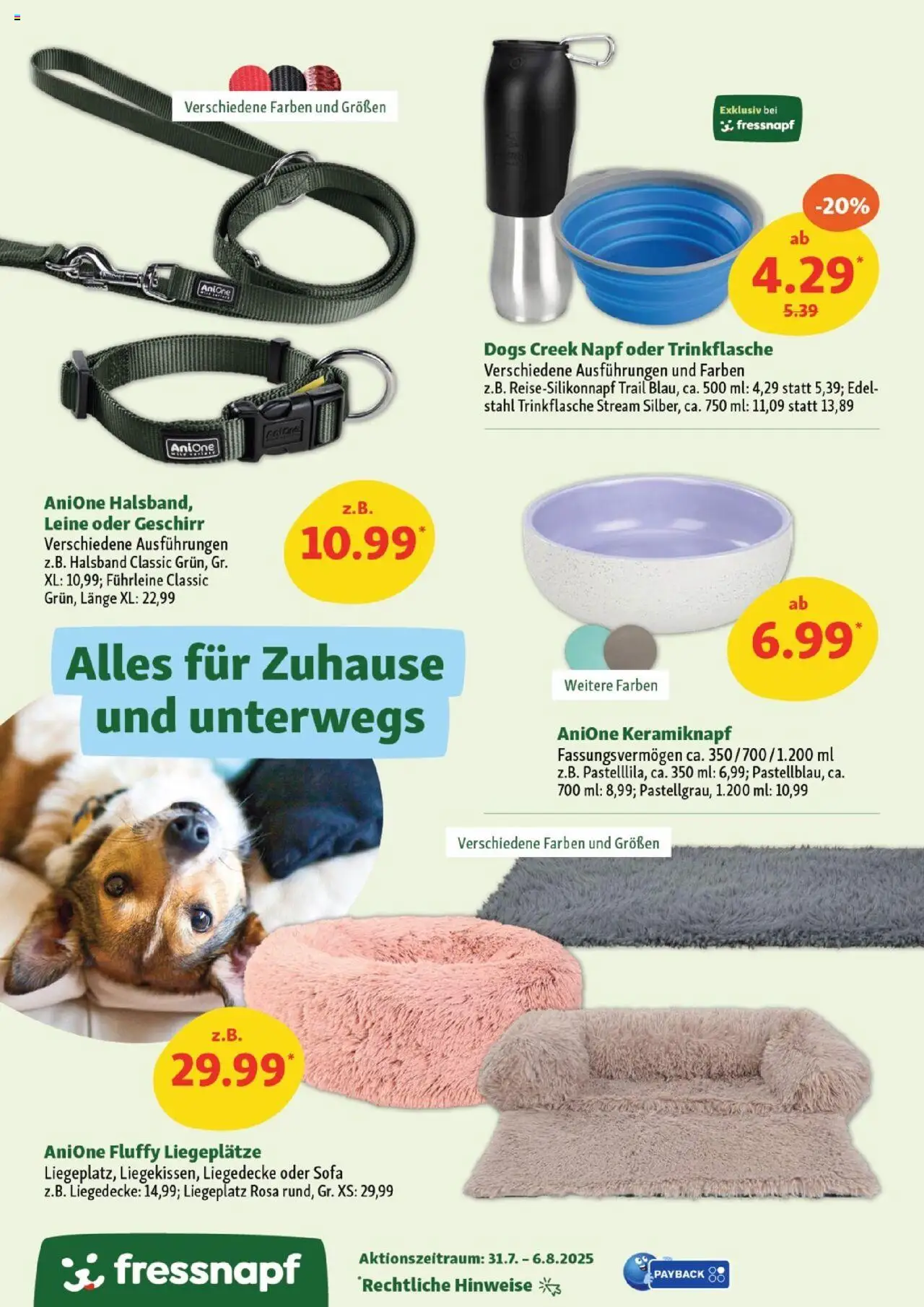 Fressnapf Prospekt - gültig ab dem 31.07.2025 | Seite: 16 | Produkte: Sofa