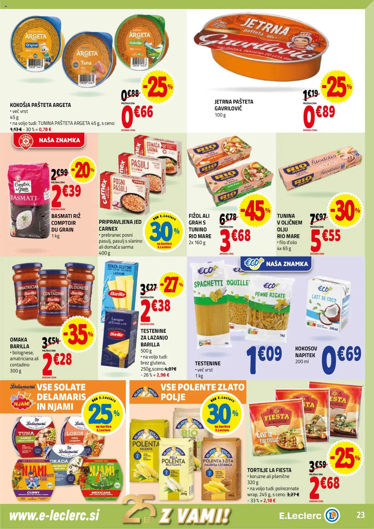 Novi E.leclerc katalog ponudbe – veljaven od 19.11.2025 | Stran: 23