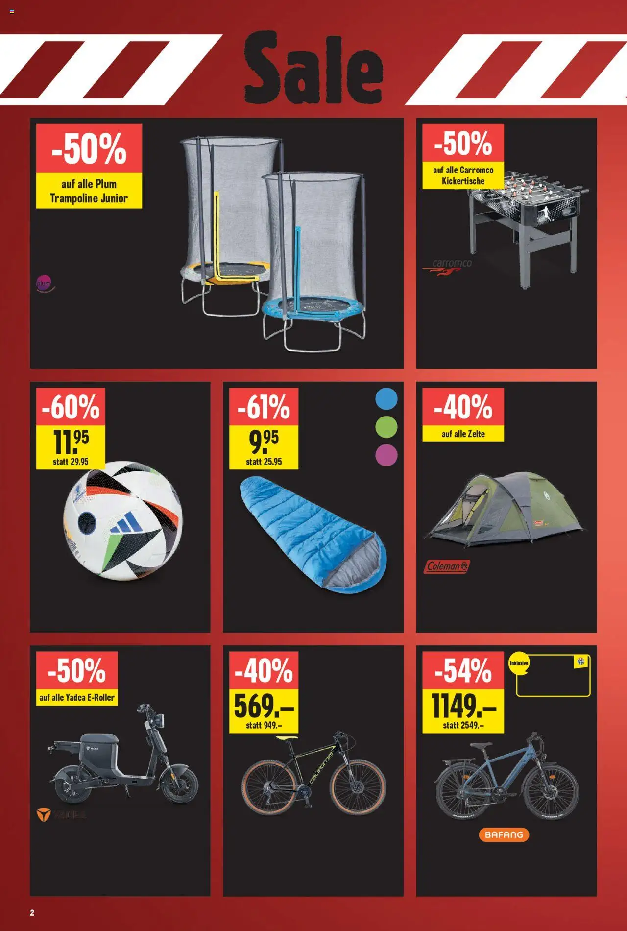 Jumbo Aktionen – gültig ab 11.09.2025 | Seite: 2 | Produkte: Trampoline