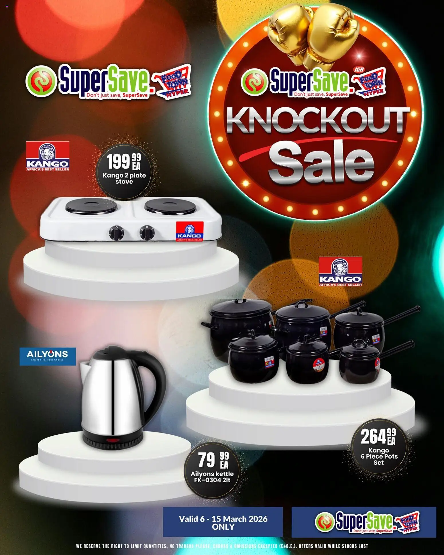 New Super Save catalogue – valid from 06.03.2026 | Page: 53 | Products: Stove, Plate, Kettle, Pots