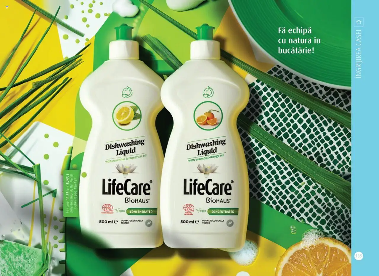 Life Care catalog - Aprilie/Octombrie – valabil de la 01.04.2025 | Pagină: 161 | Produse: Bucătărie, Detergent