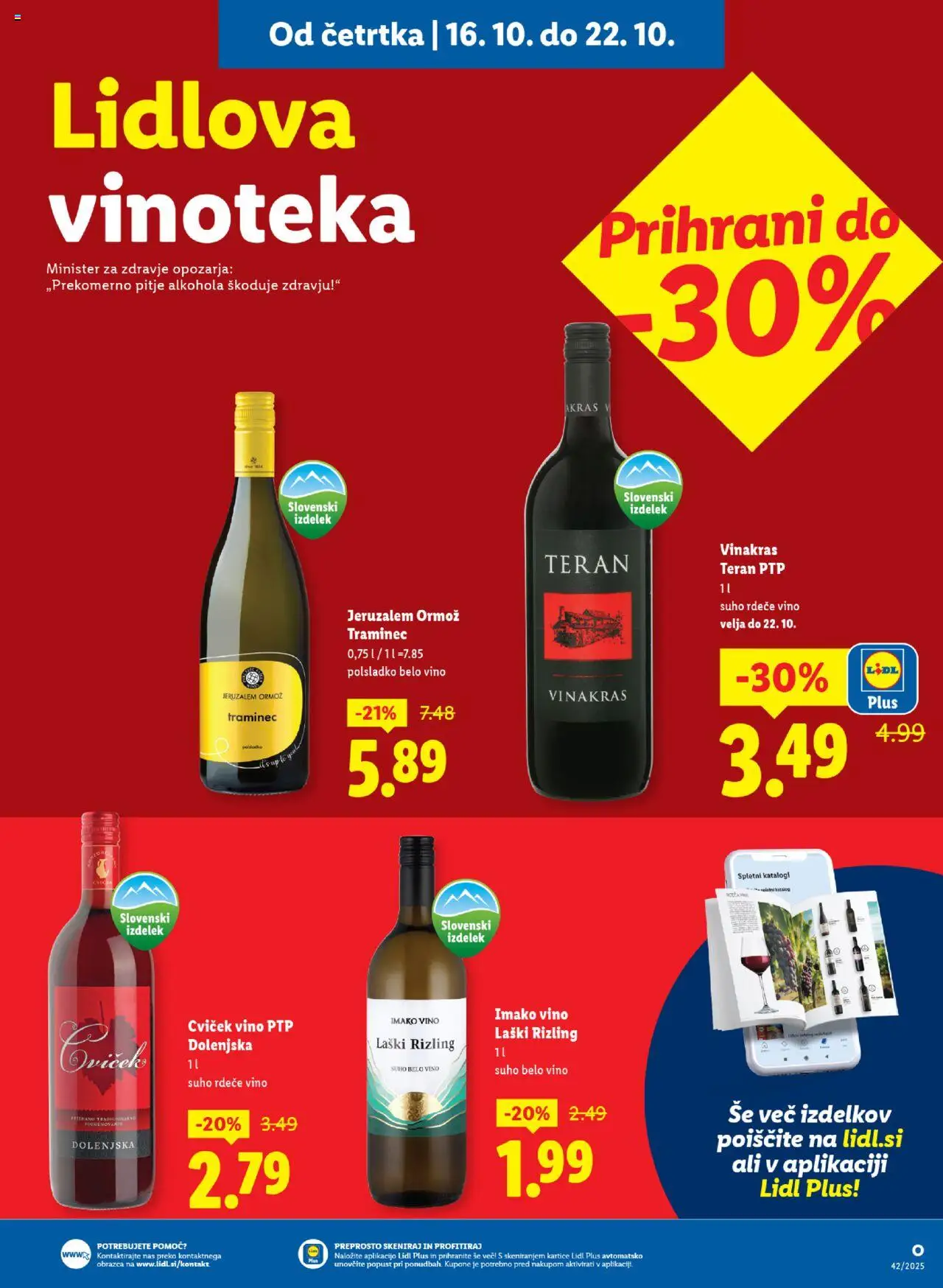 Novi Lidl katalog ponudbe – veljaven od 16.10.2025 | Stran: 11 | Izdelki: Vino