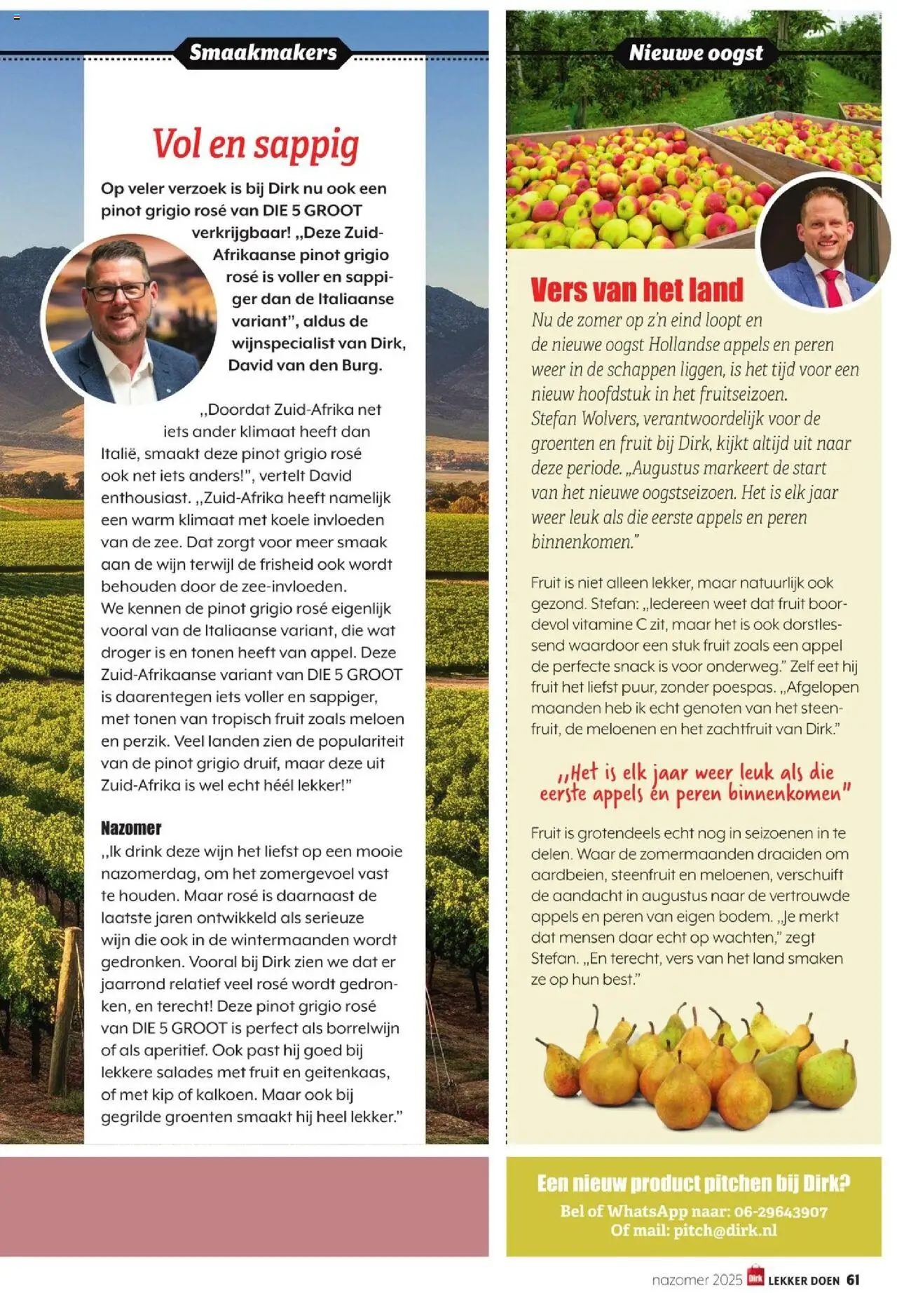 {H1} | Pagina: 61 | Producten: Meloen, Wijn, Appels, Vitamine C