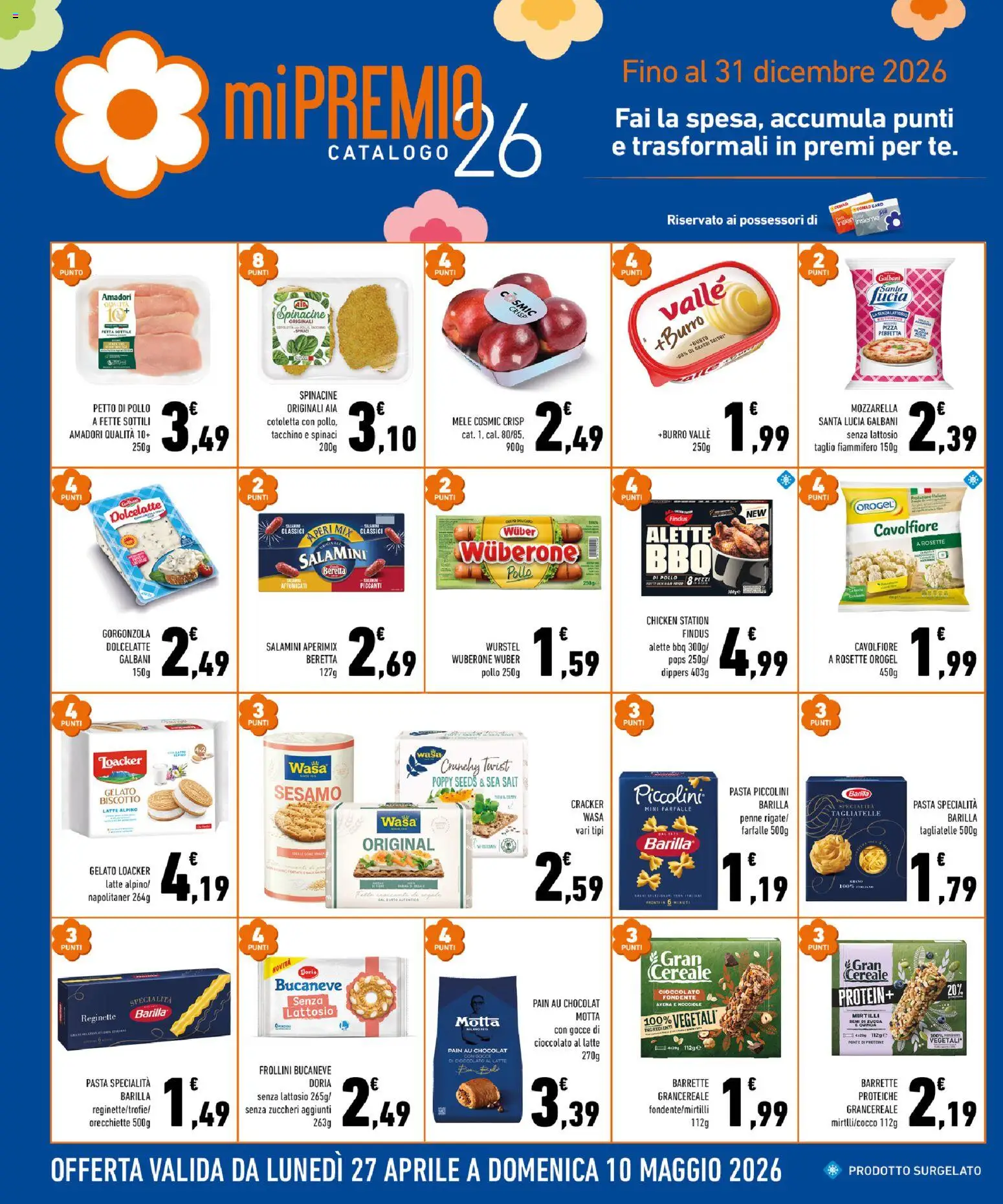 Volantino Conad del 29.04.2026 | Pagina: 6 | Prodotti: Pollo, Latte, Zucca, Mirtilli