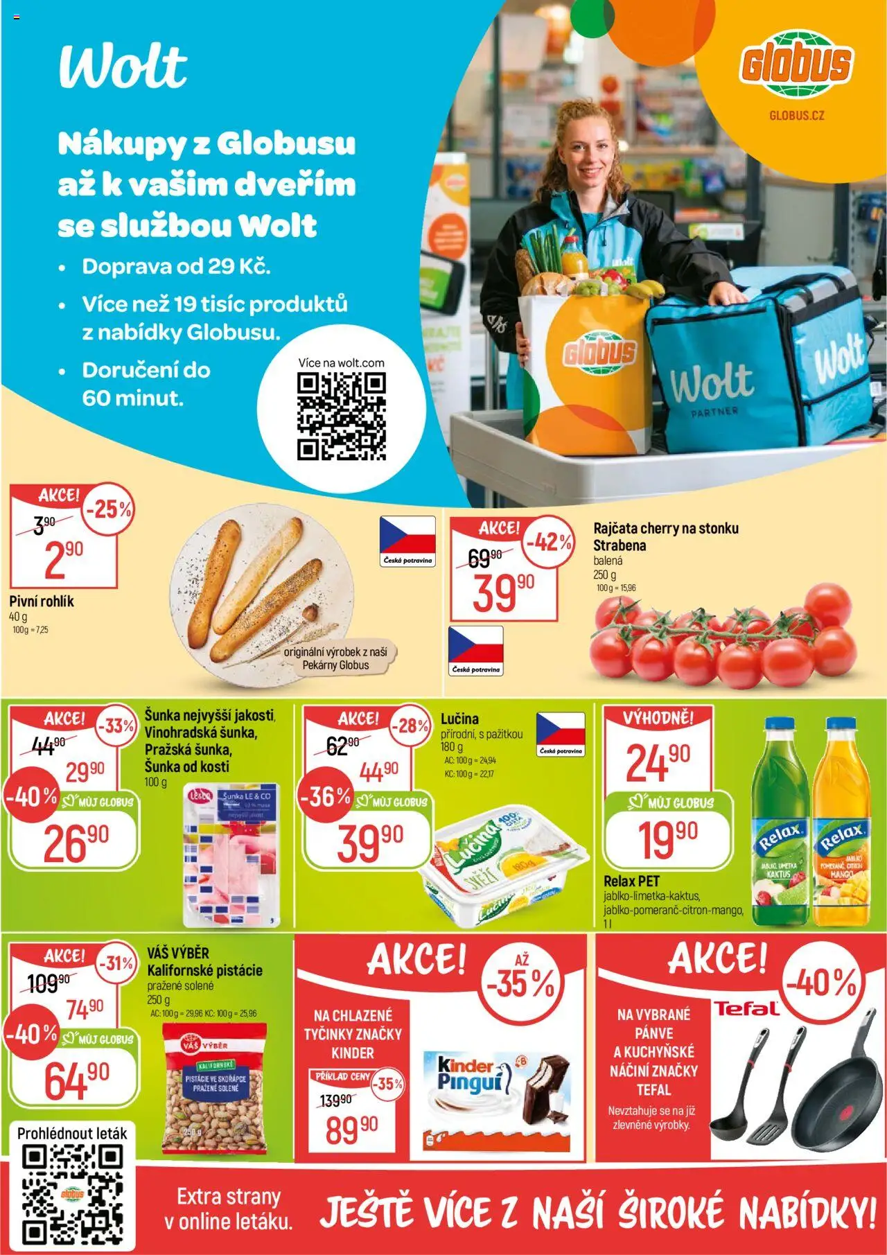 Globus leták - Trmice od 17.09.2025 | Strana: 6 | Produkty: Rajčata, Rohlík, Citron, Kinder