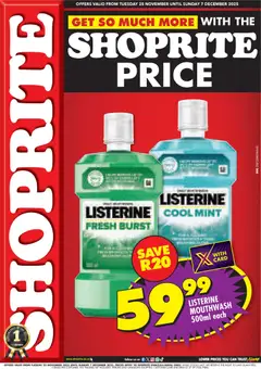 Shoprite specials catalogue – valid from 25.11.2025
