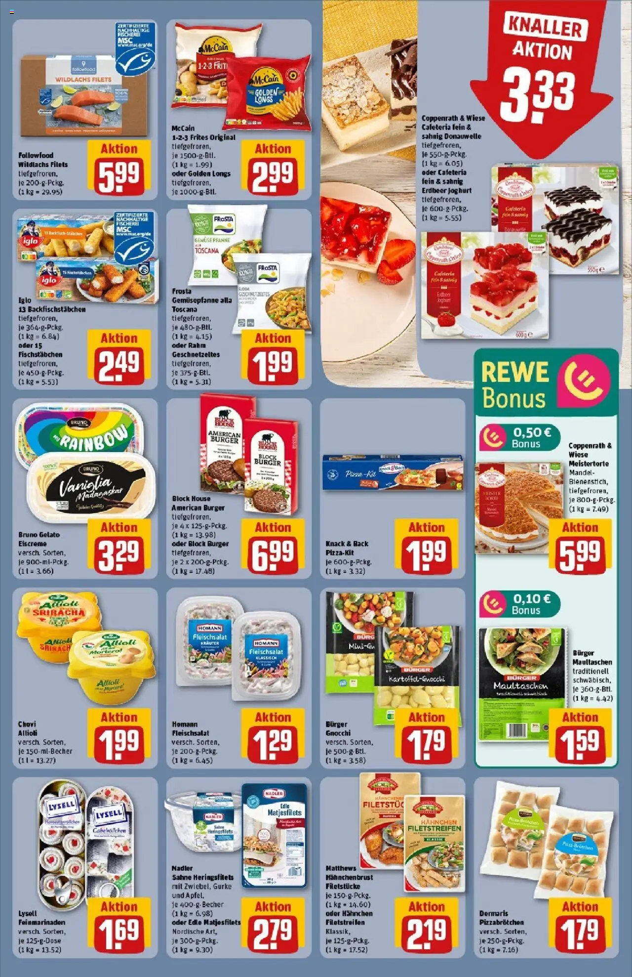 Rewe prospekt Duisburg / Duissern	 - gültig ab dem 01.06.2025 | Seite: 13 | Produkte: Iglo, Eiscreme, McCain, Frosta