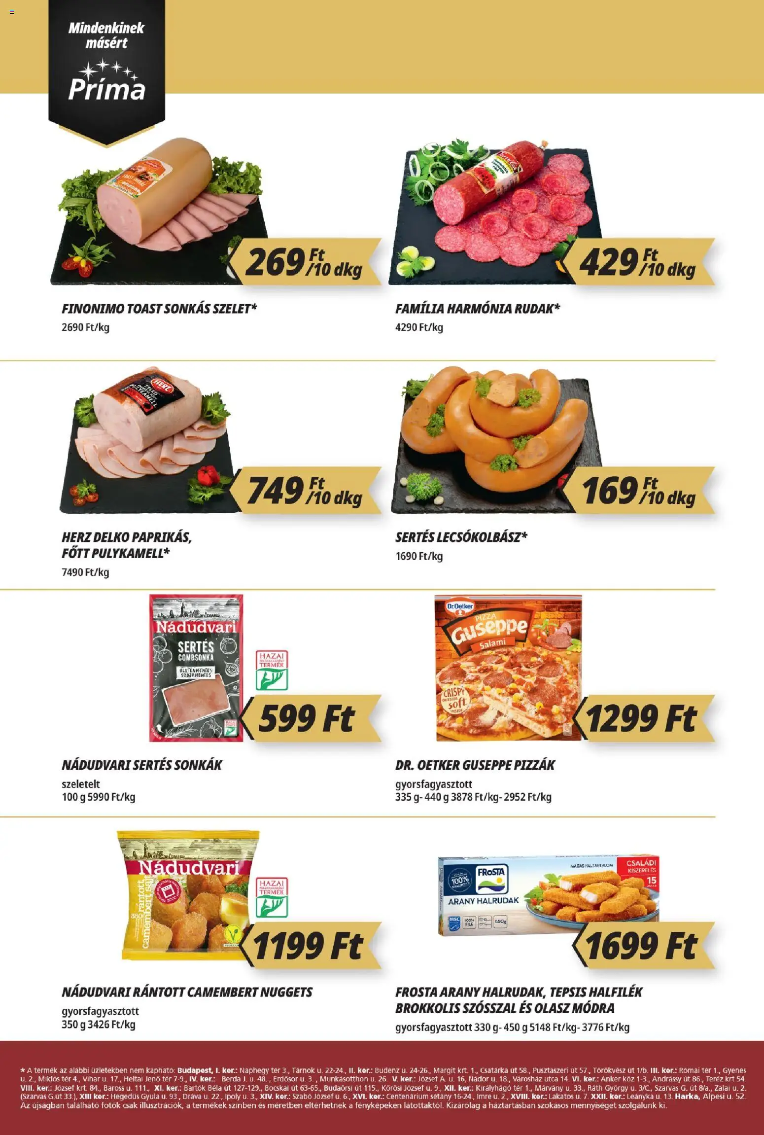 CBA Príma akciós ujság - amely érvényes a következő dátumtól: 12.02.2026 | Oldal: 2