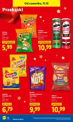 Pogląd oferty "Pringles Chipsy w tubie, 185 g sour cream & onion lub original" - ważna od 11.12.2025 | Strona: 58