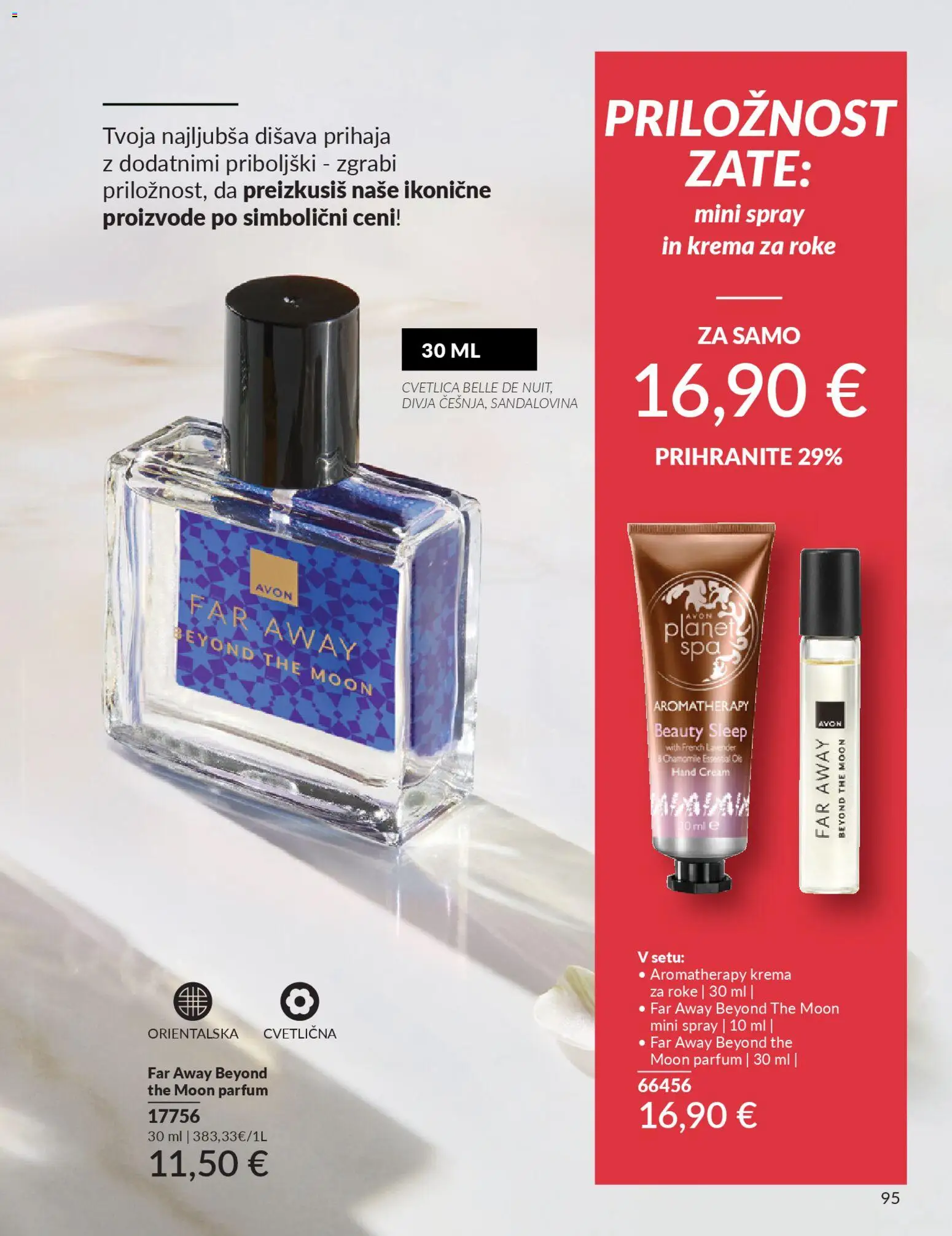 Novi Avon katalog ponudbe – veljaven od 29.12.2025 | Stran: 95 | Izdelki: Parfum, Disava, Krema, Krema za roke