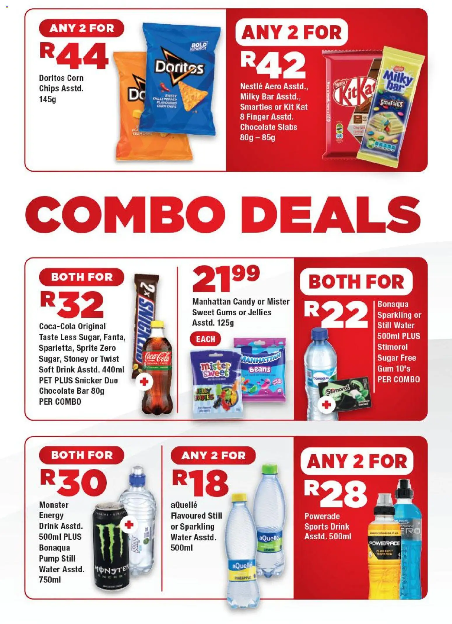 New OK Foods catalogue – valid from 02.02.2026 | Page: 3 | Products: Beans, Chocolate, Chips, Water
