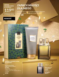 Pogląd oferty "Avon Katalog 12 2025" - ważna od 01.12.2025 | Strona: 24 | Produkty: Pudełko, Zapach, Woda toaletowa, Woda